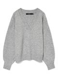 VMBOOM LS V-NECK PULLOVER NOOS light grey melange
