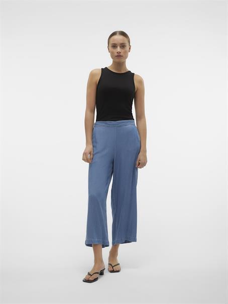 VMBREE MR WIDE TENCEL CULOTTE GA NOOS medium blue denim
