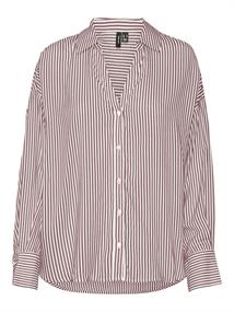VMBUMPY L/S OVERSIZE SHIRT WVN GA nostalgia rose