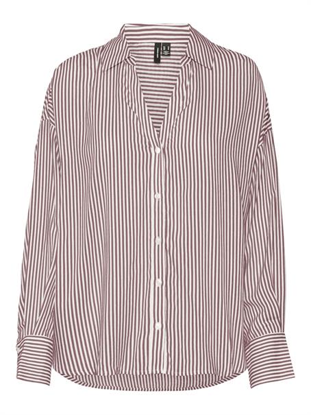 VMBUMPY L/S OVERSIZE SHIRT WVN GA nostalgia rose