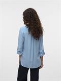 VMBUMPY L/S SHIRT NEW WVN GA NOOS azure blue