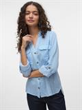 VMBUMPY L/S SHIRT NEW WVN GA NOOS azure blue