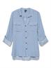 VMBUMPY L/S SHIRT NEW WVN GA NOOS azure blue