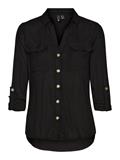 VMBUMPY L/S SHIRT NEW WVN GA NOOS black