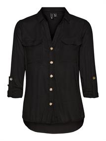 VMBUMPY L/S SHIRT NEW WVN GA NOOS black