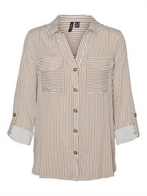 VMBUMPY L/S SHIRT NEW WVN GA NOOS brown lentil