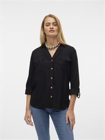 VMBUMPY L/S SHIRT NEW WVN NOOS black