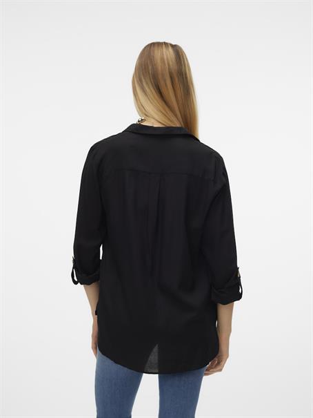 VMBUMPY L/S SHIRT NEW WVN NOOS black