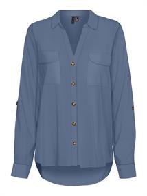 VMBUMPY L/S SHIRT NEW WVN NOOS coronet blue
