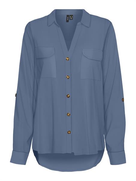 VMBUMPY L/S SHIRT NEW WVN NOOS coronet blue