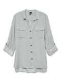VMBUMPY L/S SHIRT NEW WVN NOOS gray mist