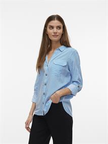 VMBUMPY L/S SHIRT NEW WVN NOOS ibiza blue