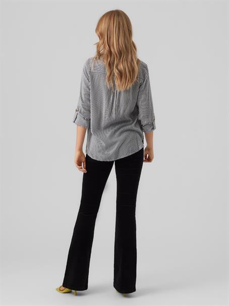 VMBUMPY L/S SHIRT NEW WVN NOOS snow white-india ink