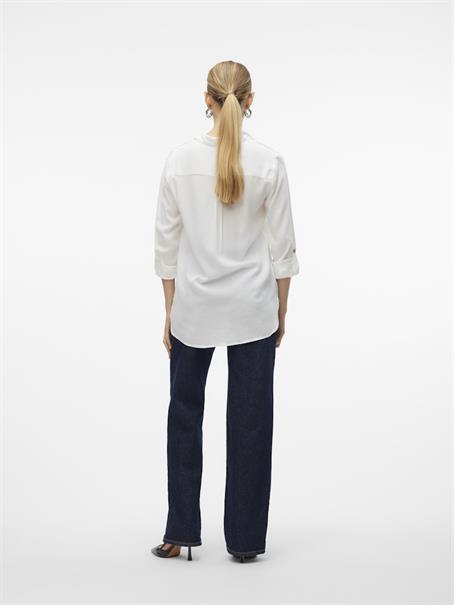 VMBUMPY L/S SHIRT NEW WVN NOOS snow white1