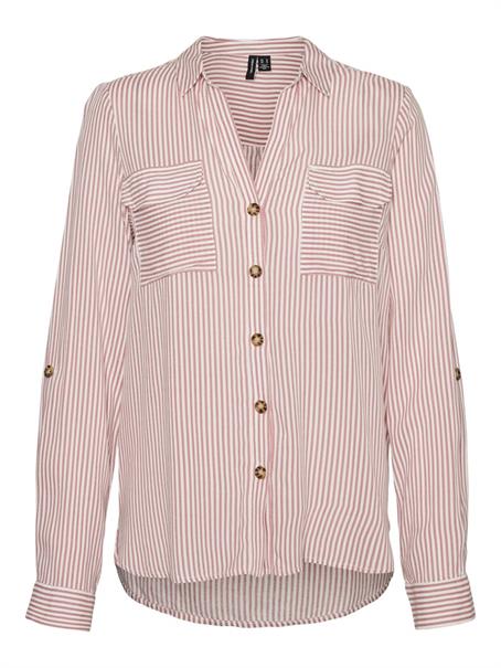 VMBUMPY L/S SHIRT NEW WVN NOOS snow white9