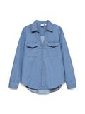VMBUMPY LS LOOSE POCKET DNM SHIRT NOOS medium blue denim