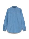 VMBUMPY LS LOOSE POCKET DNM SHIRT NOOS medium blue denim