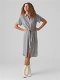 VMBUMPY SS CALF SHIRT DRESS WVN GA NOOS snow white2