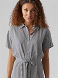 VMBUMPY SS CALF SHIRT DRESS WVN GA NOOS snow white2