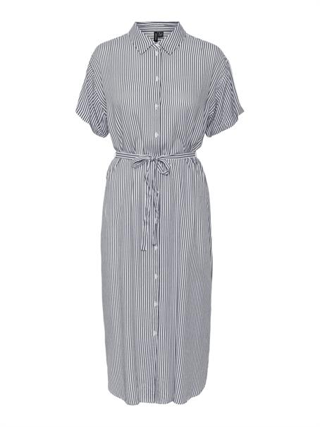 VMBUMPY SS CALF SHIRT DRESS WVN GA NOOS snow white2