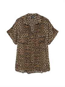 VMBUMPY SS SHIRT AOP WVN GA NOOS silver mink