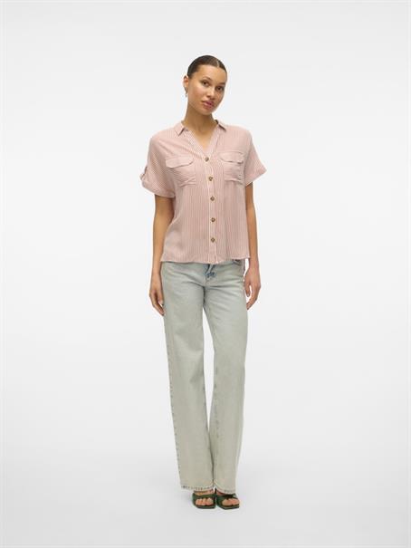 VMBUMPY SS SHIRT WVN GA NOOS nostalgia rose