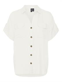 VMBUMPY SS SHIRT WVN GA NOOS snow white