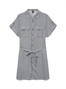 VMBUMPY SS SHORT SHIRT DRESS WVN GA NOOS india ink