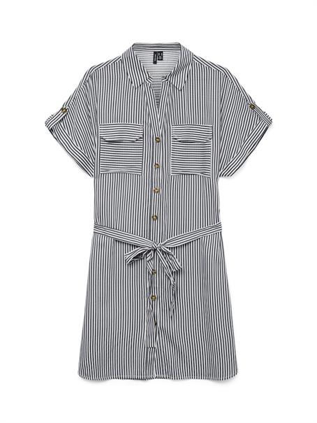 VMBUMPY SS SHORT SHIRT DRESS WVN GA NOOS india ink