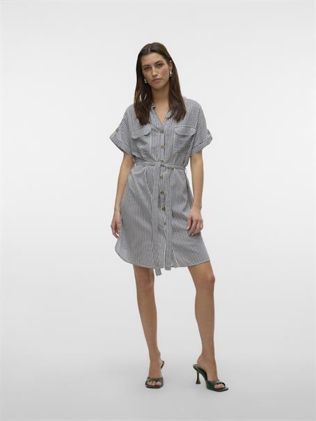 VMBUMPY SS SHORT SHIRT DRESS WVN GA NOOS india ink