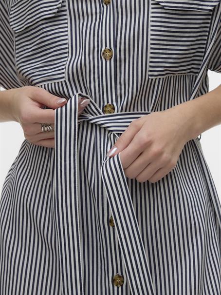 VMBUMPY SS SHORT SHIRT DRESS WVN GA NOOS india ink