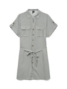 VMBUMPY SS SHORT SHIRT DRESS WVN GA NOOS laurel wreath