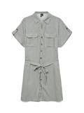 VMBUMPY SS SHORT SHIRT DRESS WVN NOOS laurel wreath