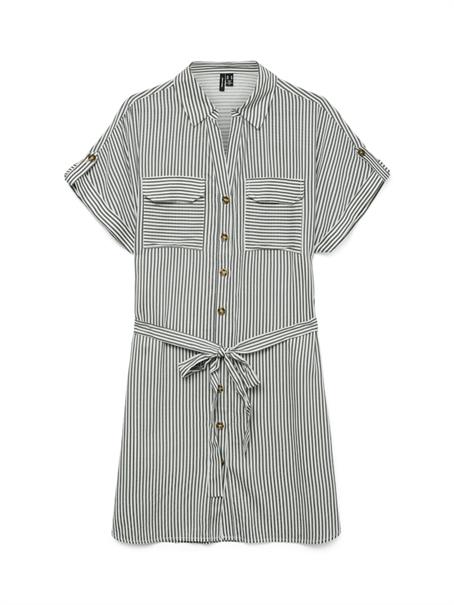 VMBUMPY SS SHORT SHIRT DRESS WVN NOOS laurel wreath