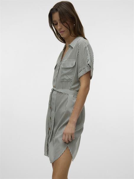 VMBUMPY SS SHORT SHIRT DRESS WVN NOOS laurel wreath