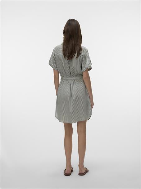 VMBUMPY SS SHORT SHIRT DRESS WVN NOOS laurel wreath