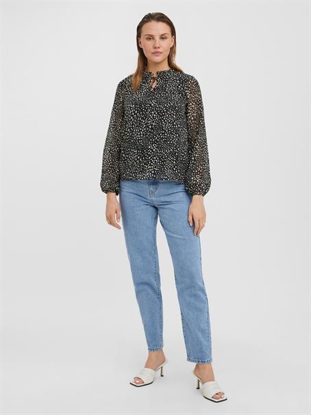 VMCAITLYNN L/S TIE TOP EXP GA black2