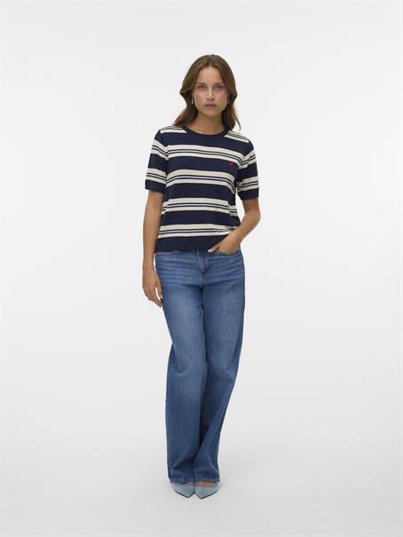 VMCARMELIA SS O-NECK PULLOVER navy blazer