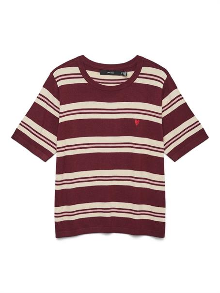 VMCARMELIA SS O-NECK PULLOVER syrah