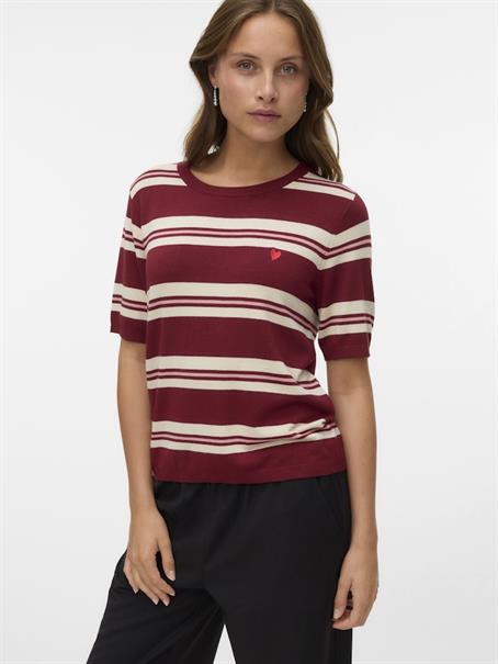 VMCARMELIA SS O-NECK PULLOVER syrah