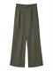 VMCAYSA H/W WIDE PLEATED PANT WVN EXP kalamata
