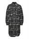 VMCHRISSIEQUILT LONG CHECK SHIRT GA dark grey melange
