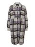 VMCHRISSIEQUILT LONG CHECK SHIRT GA light grey melange