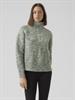 VMCLAUDIA LS HIGH-NECK ZIPPER BLOUSE GA loden frost