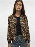 VMCOCO L/S BOMBER AOP GA WVN NOOS tigers eye