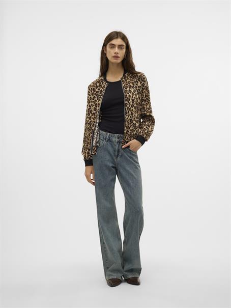 VMCOCO L/S BOMBER AOP GA WVN NOOS tigers eye
