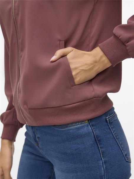 VMCOCO L/S BOMBER NOOS rose brown