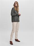 VMCREWLEFILE LS V-NECK BLOUSE NOOS balsam green