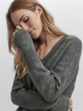 VMCREWLEFILE LS V-NECK BLOUSE NOOS balsam green
