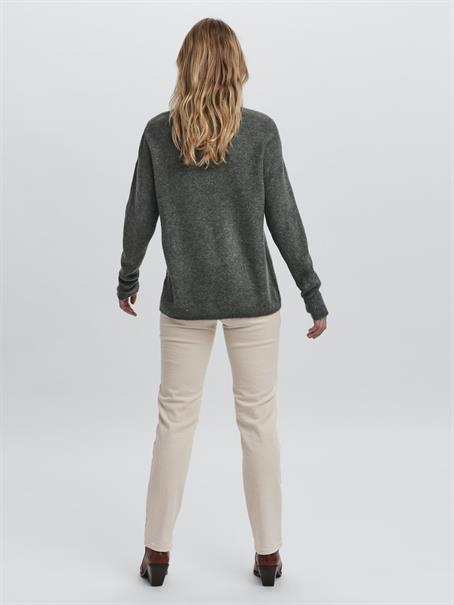 VMCREWLEFILE LS V-NECK BLOUSE NOOS balsam green